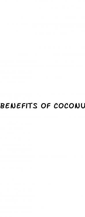 benefits of coconut water for erectile dysfunction