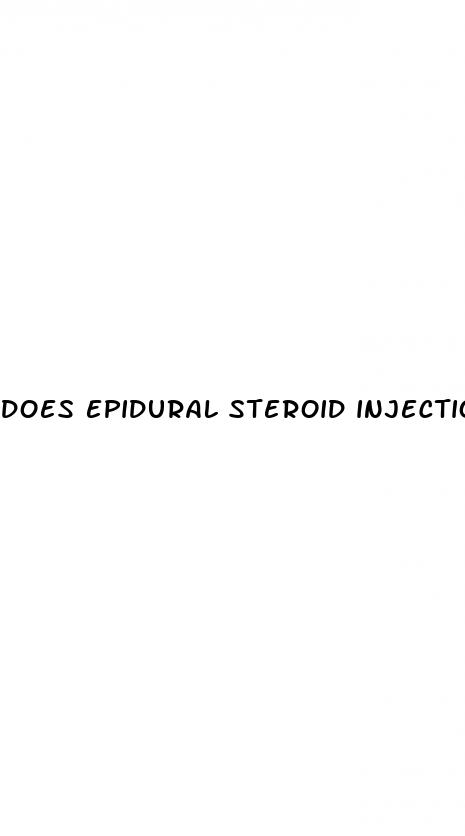 does epidural steroid injection cause erectile dysfunction