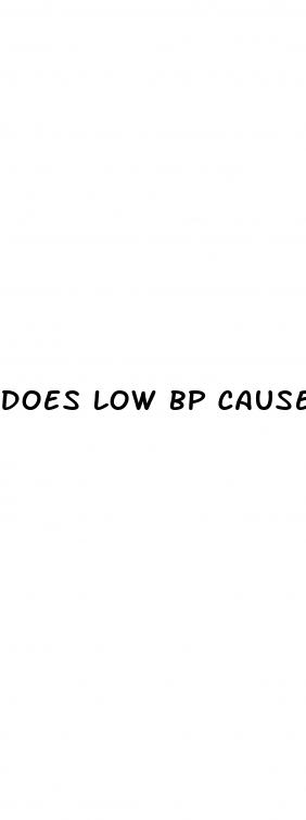 does low bp cause erectile dysfunction