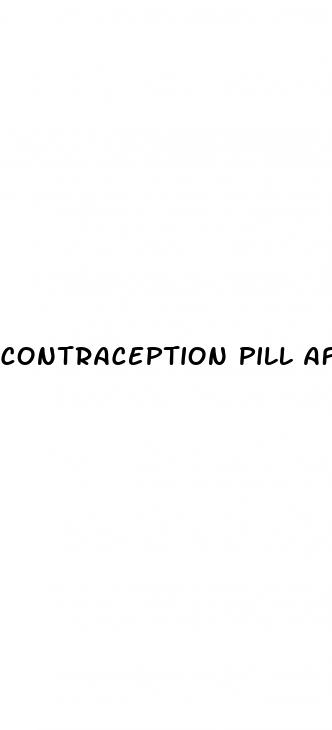 contraception pill after sex