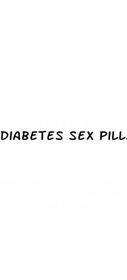 diabetes sex pills