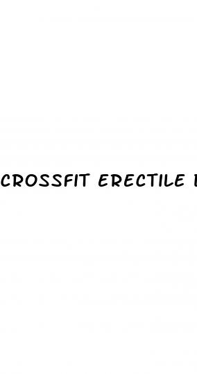 crossfit erectile dysfunction