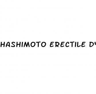 hashimoto erectile dysfunction