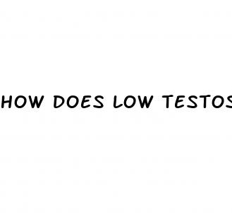 how does low testosterone cause erectile dysfunction