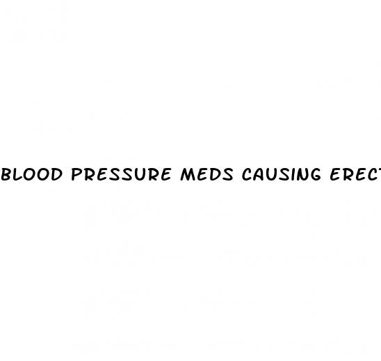 blood pressure meds causing erectile dysfunction