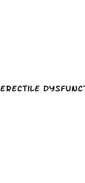 erectile dysfunction conception