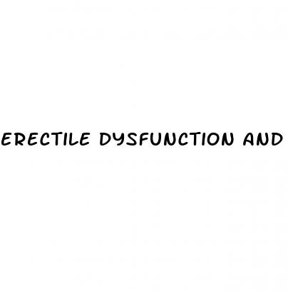 erectile dysfunction and low sperm count