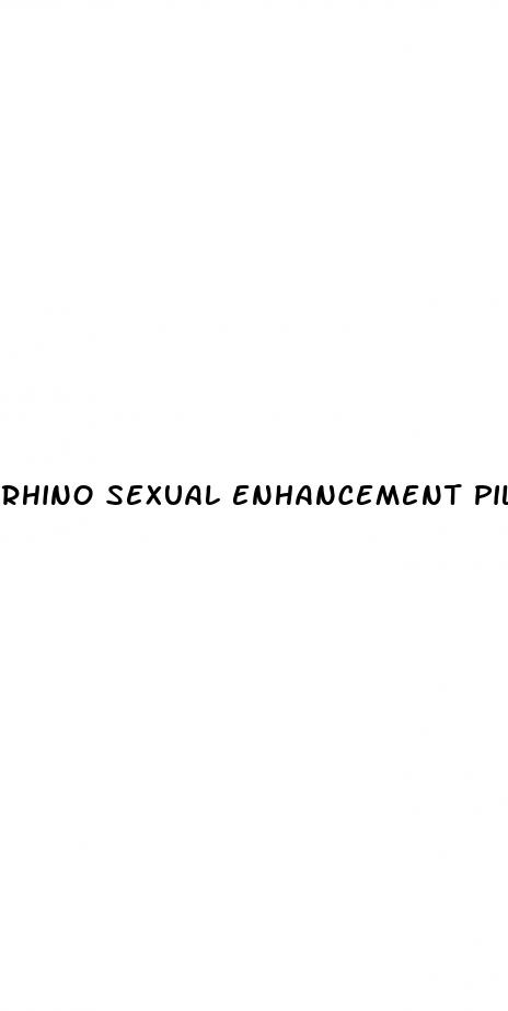 rhino sexual enhancement pills