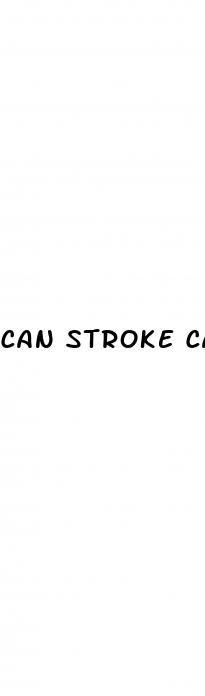 can stroke cause erectile dysfunction