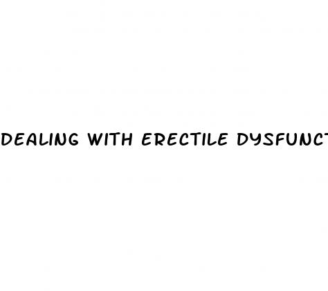 dealing with erectile dysfunction after prostate cancer treatment