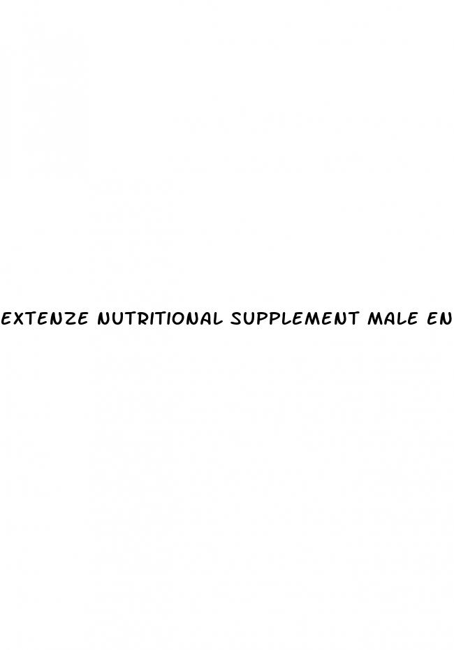 extenze nutritional supplement male enhancement