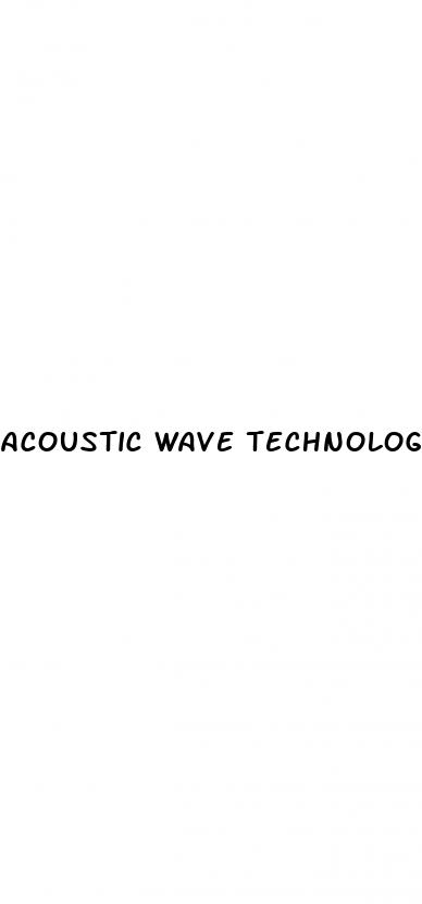 acoustic wave technology for erectile dysfunction