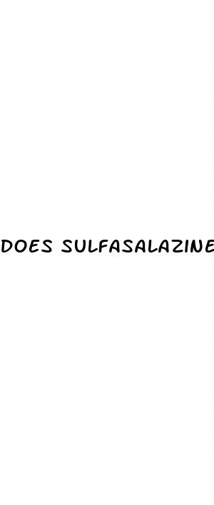 does sulfasalazine cause erectile dysfunction