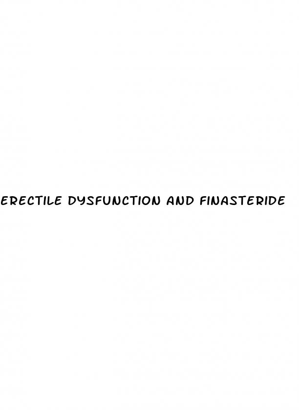 erectile dysfunction and finasteride