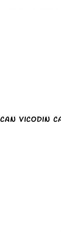 can vicodin cause erectile dysfunction