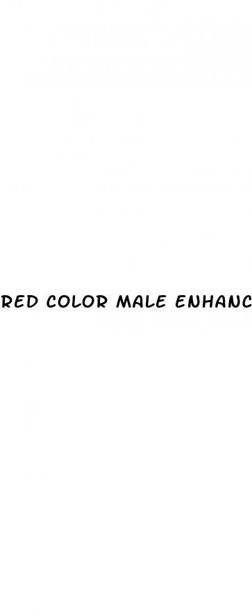 red color male enhancement pills