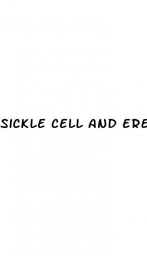 sickle cell and erectile dysfunction