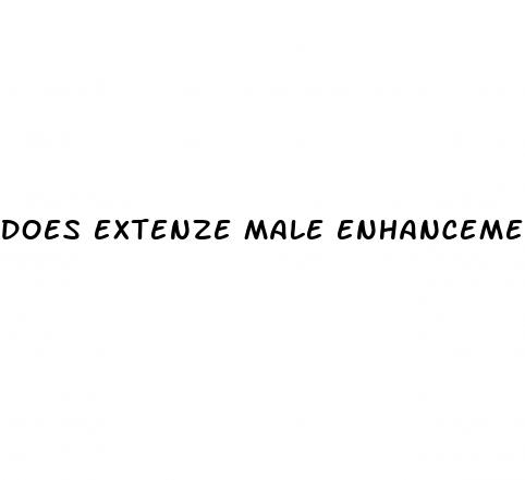 does extenze male enhancement shot work