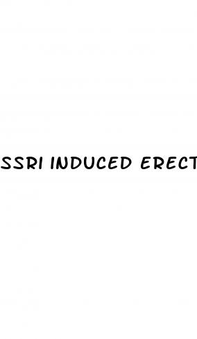 ssri induced erectile dysfunction