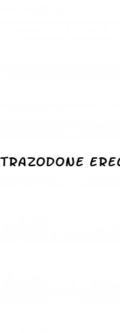 trazodone erectile dysfunction