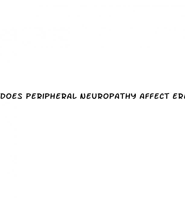 does peripheral neuropathy affect erectile dysfunction