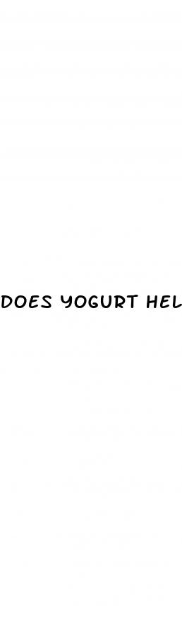 does yogurt help erectile dysfunction