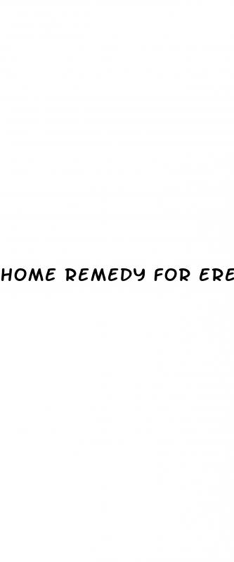 home remedy for erectile dysfunction treatment