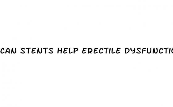 can stents help erectile dysfunction