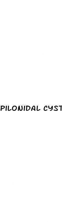 pilonidal cyst erectile dysfunction