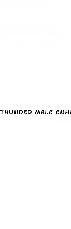 thunder male enhancement pills