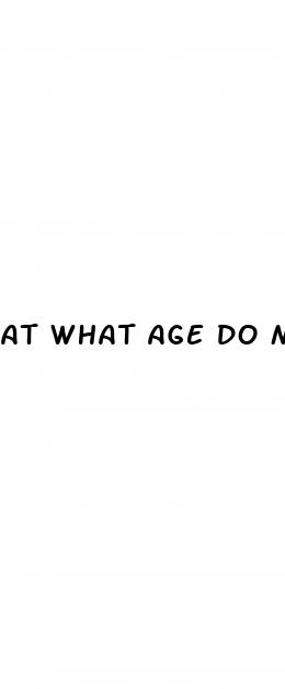 at what age do men start to have erectile dysfunction