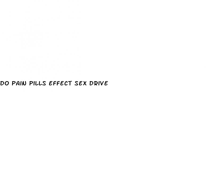 do pain pills effect sex drive