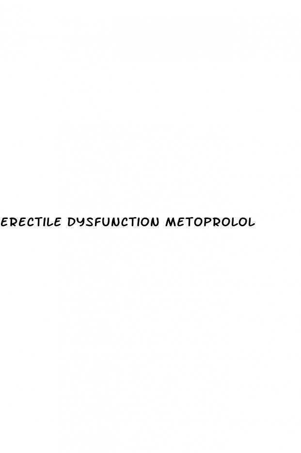 erectile dysfunction metoprolol