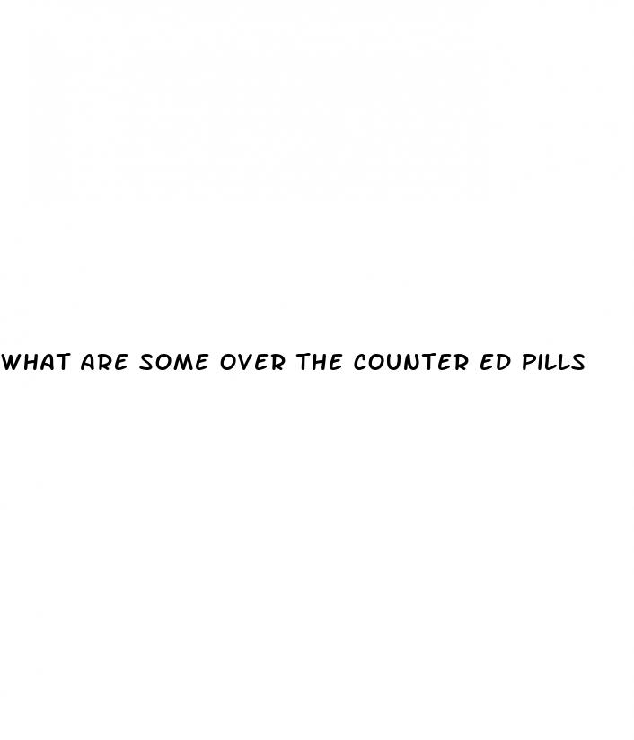 what are some over the counter ed pills