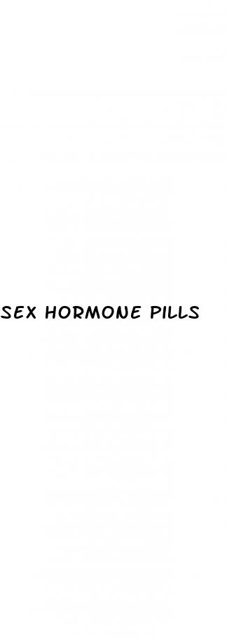 sex hormone pills