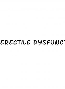 erectile dysfunction after colorectal cancer surgery