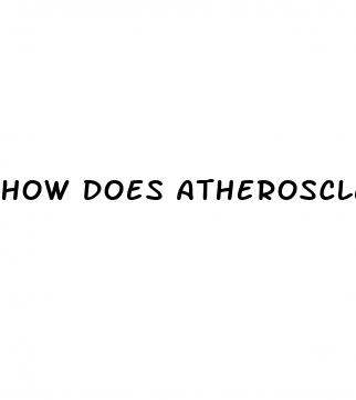 how does atherosclerosis cause erectile dysfunction