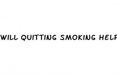 will quitting smoking help my erectile dysfunction