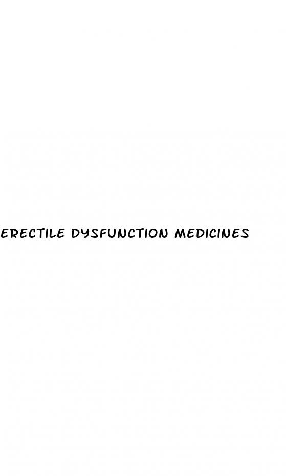 erectile dysfunction medicines