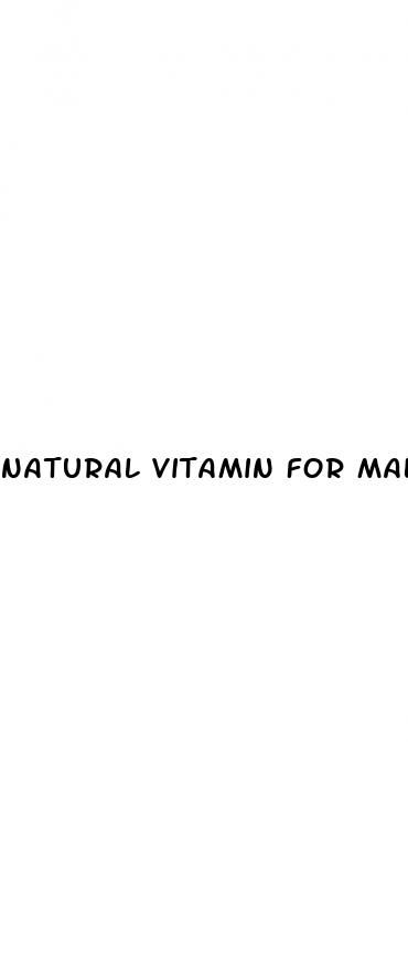 natural vitamin for male enhancement