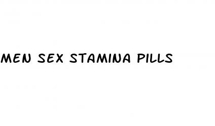 men sex stamina pills