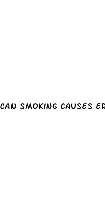 can smoking causes erectile dysfunction