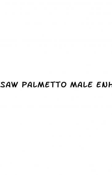 saw palmetto male enhancement