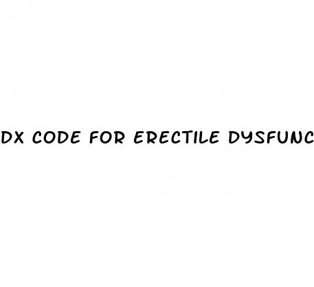 dx code for erectile dysfunction