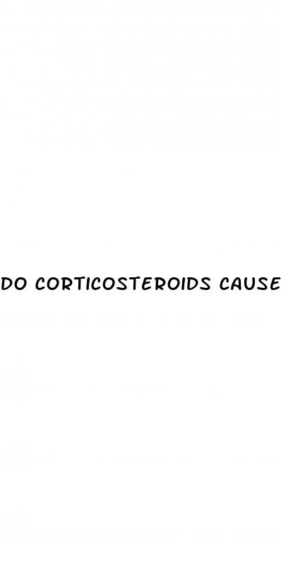 do corticosteroids cause erectile dysfunction