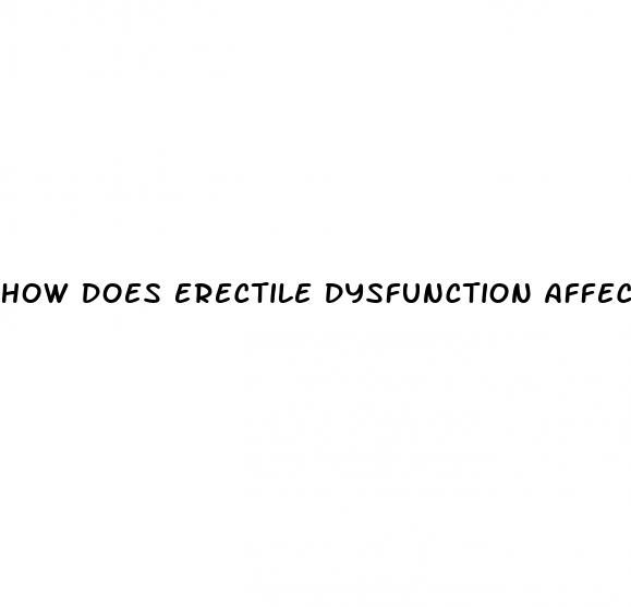 how does erectile dysfunction affect women