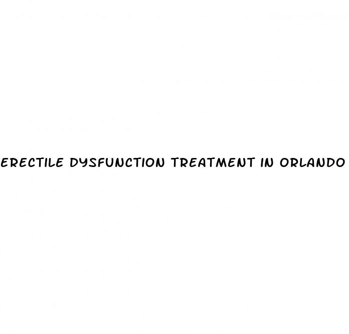 erectile dysfunction treatment in orlando fl