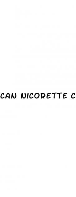 can nicorette cause erectile dysfunction