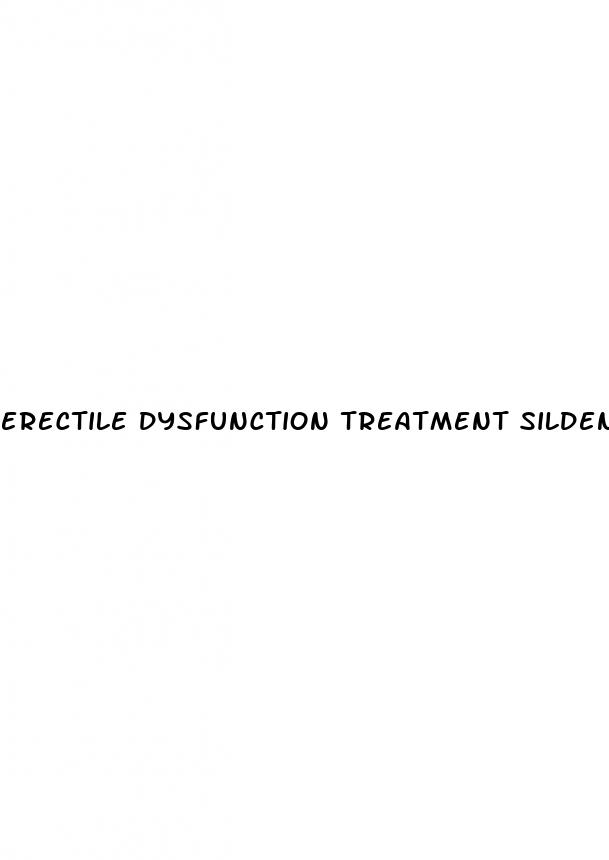 erectile dysfunction treatment sildenafil