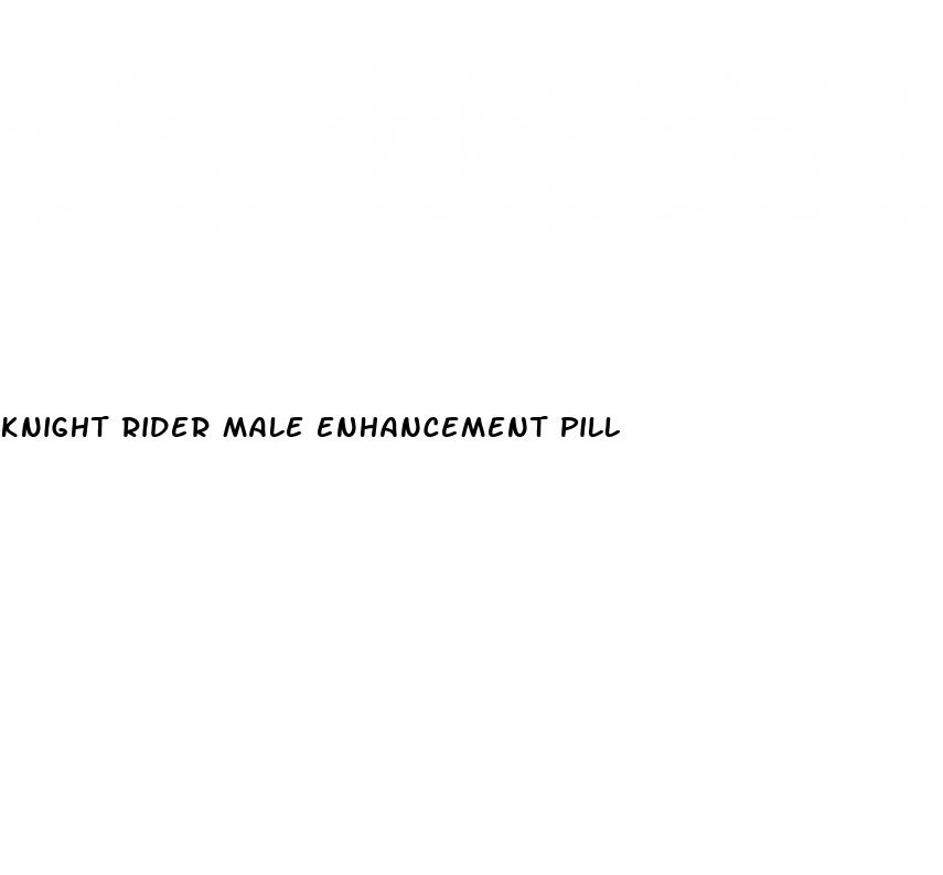 knight rider male enhancement pill